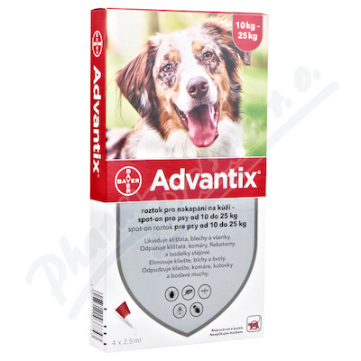 Advantix pro psy 10-25kg spot-on 1x2.5ml