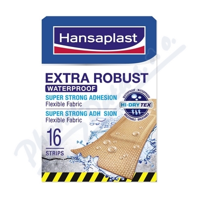 Hansaplast Extra Robust náplast voděodolná 16ks