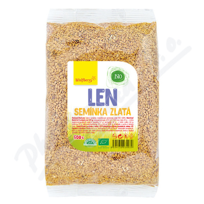 Len semínka zlatá BIO 500g Wolfberry