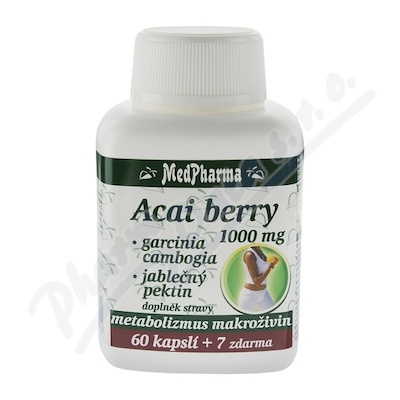 MedPharma Acai berry 1000mg+Garcinia cps.67