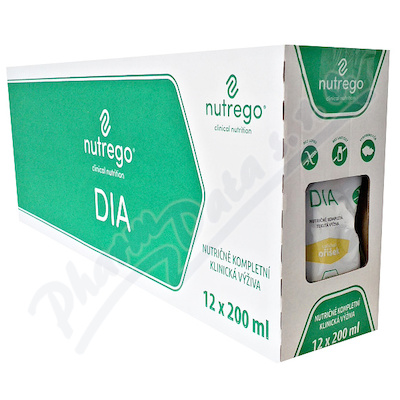 nutrego DIA oříšek por.sol.12x200ml