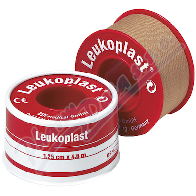 Leukoplast fixač.klasická páska/cívka 1.25cmx4.6m