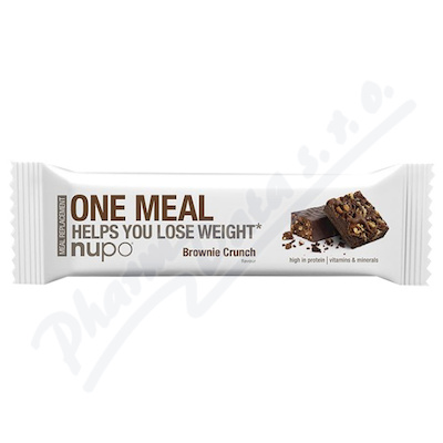 NUPO One Meal tyčinka křupavé brownie 60g