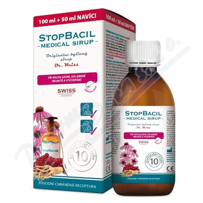 STOPBACIL Medical sirup Dr. Weiss 100+50ml NAVÍC