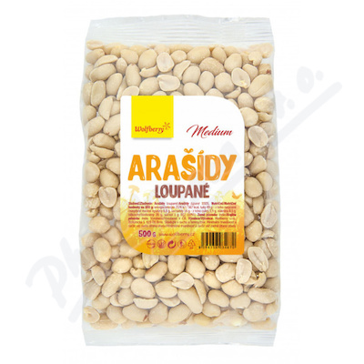 Arašídy loupané medium 500g Wolfberry