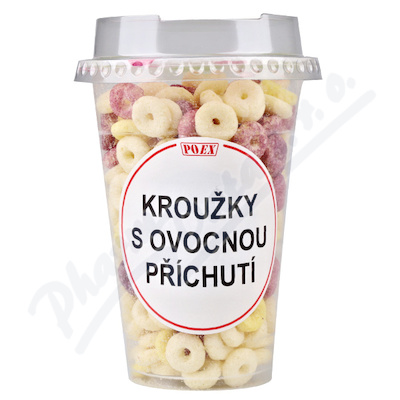 POEX Kroužky s ovocnou příchutí 25g