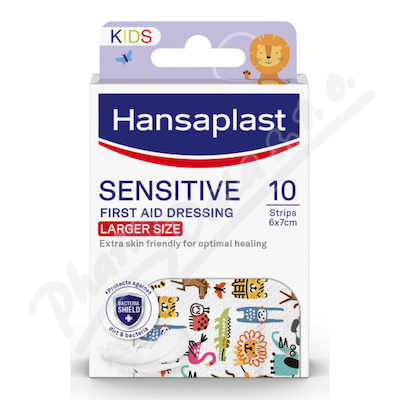 Hansaplast Kids Sensitive náplast zvířátka 10ks