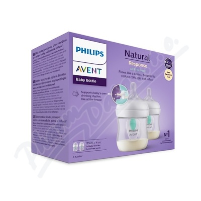 Philips AVENT Láhev Nat.Resp.vent.AF 2x125ml 0m+