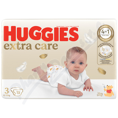 HUGGIES extra care 3 6-10kg 72ks