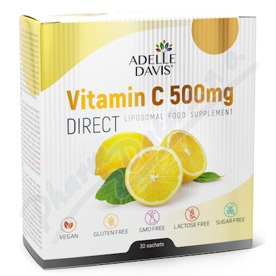 Adelle Davis Vitamin C 500mg DIRECT 30x3.2g