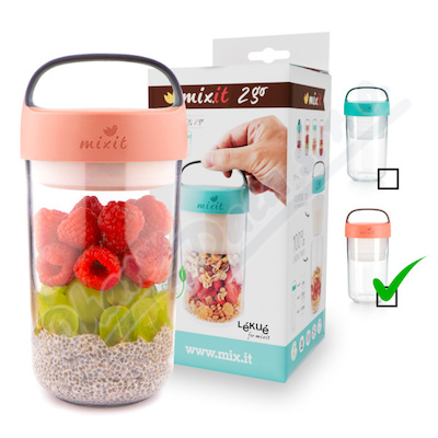 Mixit 2go Praktický box lososový 600ml