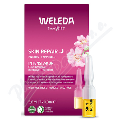 WELEDA Skin Repair inten.kúra Div.růže amp.7x0.8ml