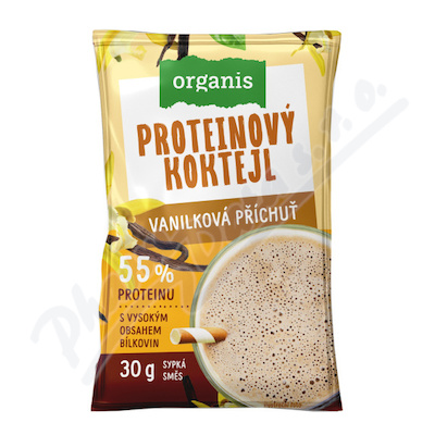 Organis Proteinový koktejl vanilka 30g