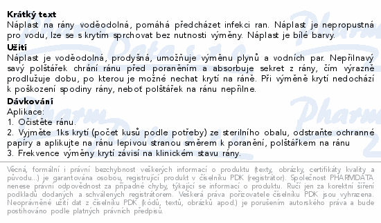 Leukoplast Aqua Pro náplast voděodol.3 vel. 20ks