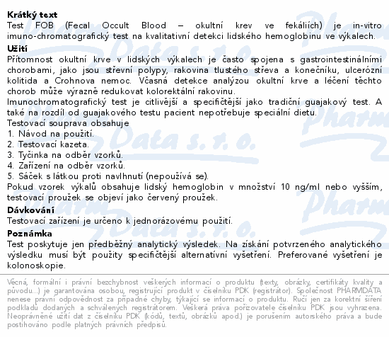 RapiClear OCCULT BLOOD