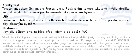 Protex Ultra tekuté mýdlo náhradní náplň 700ml