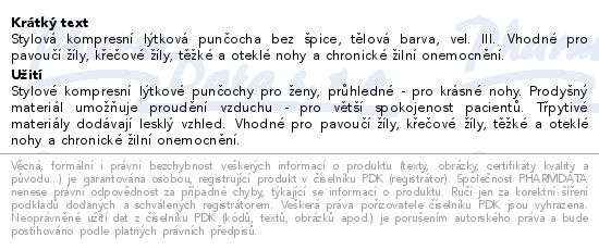 JOBST UltraSheer I.KT punč.lýtk.bez šp.v.III těl