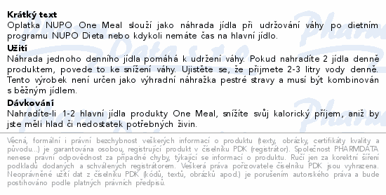 NUPO Snack Bite čokoládová oplatka 3x21.5g