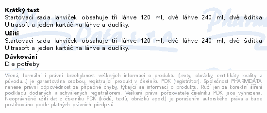 Philips AVENT Novor.start.sada Nat.Resp.skleněná