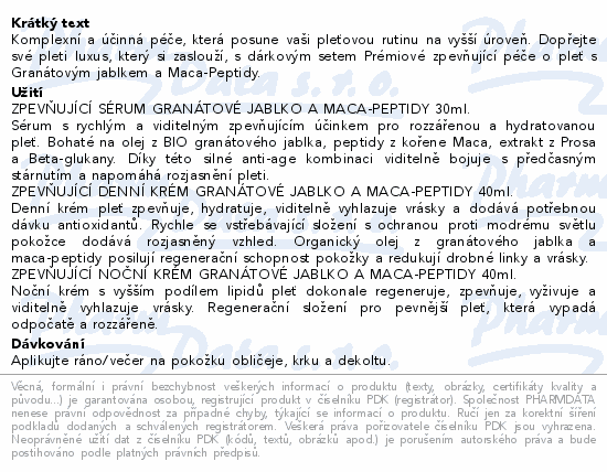 WELEDA Prém.zpevň.péče Granát. jabl.a Maca-Pep.set