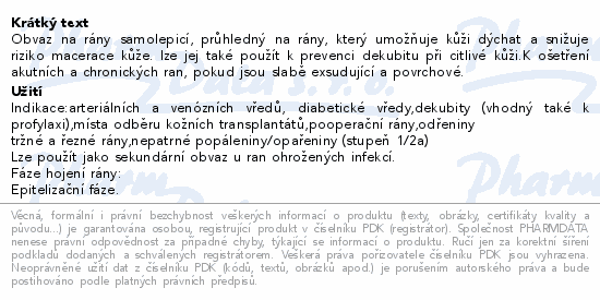 Krytí Suprasorb F Protect sterilní 5x7cm 10ks